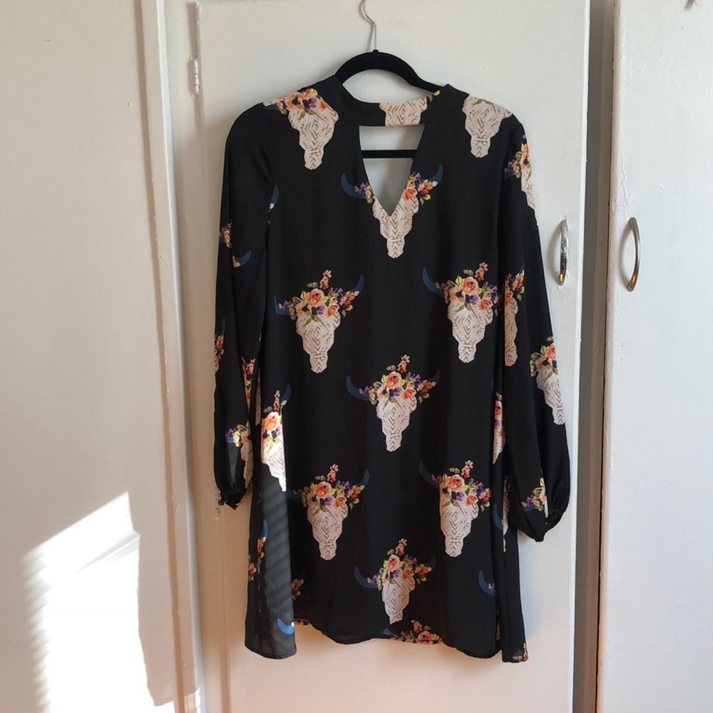 Altar’d state Longhorn print dress
